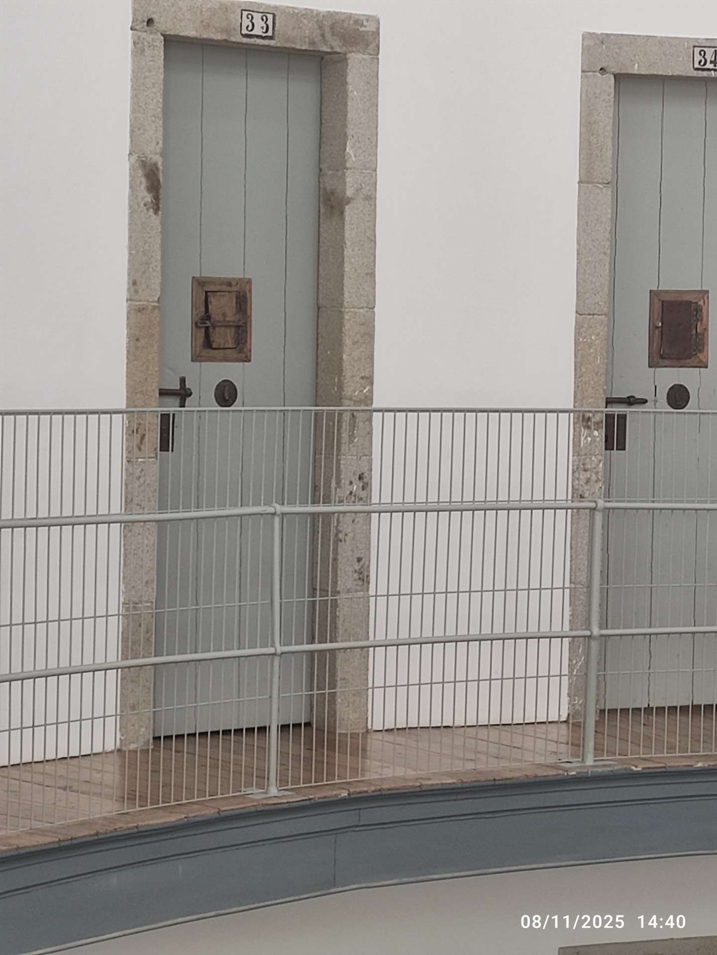 Celda número 33 de "O Vello Cárcere de Lugo", lugar donde el doctor Rafael de Vega Barrera escribió las cartas a su familia.